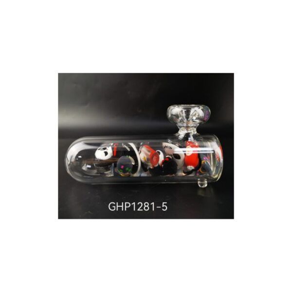 Focus (Hand Pipe) Ghost Design Glass 5.9" thumbnail