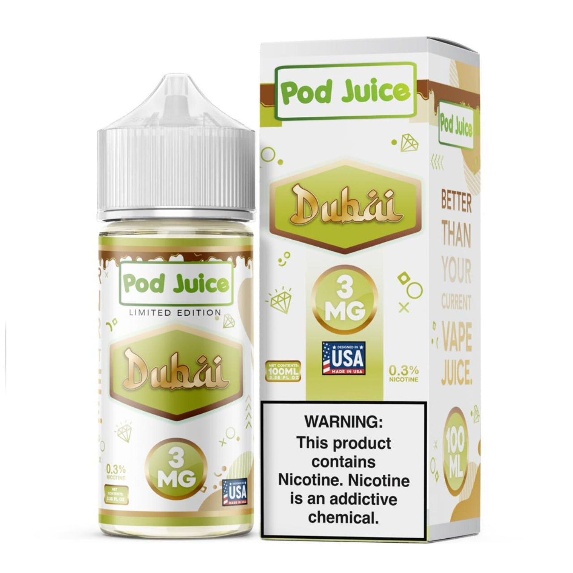 Dubai Pod Juice 100mL thumbnail