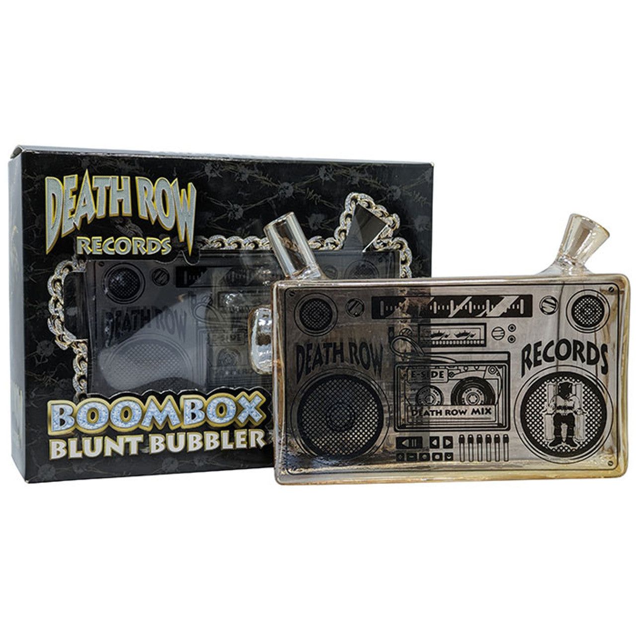 Death Row Records (Water Pipe) 5" Boom Box Blunt Bubbler thumbnail