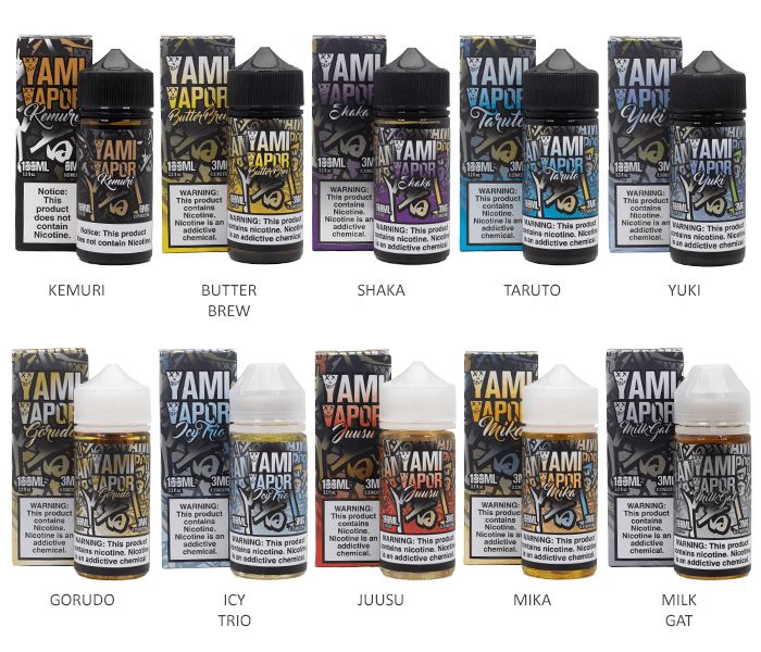 Yami Vapor Series E-Liquid 100mL - Freebase thumbnail