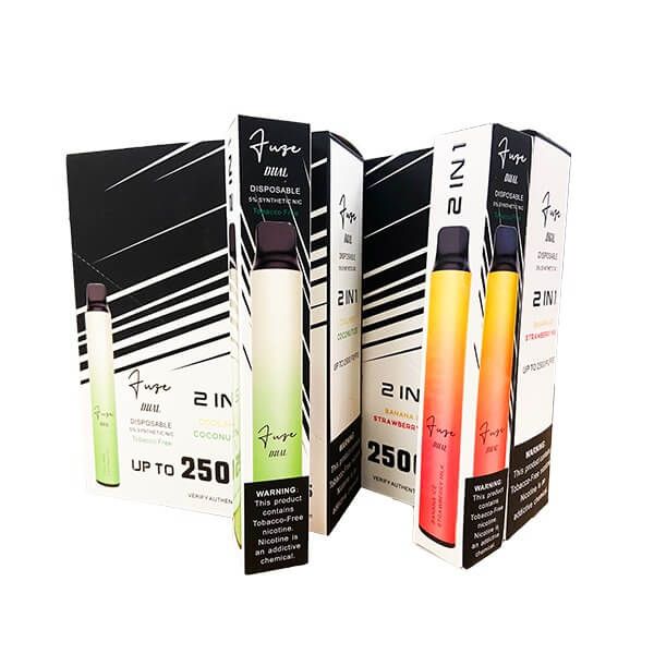 Fuze Dual Disposable 2500 Puff 7mL 50mg - MOQ 10 thumbnail