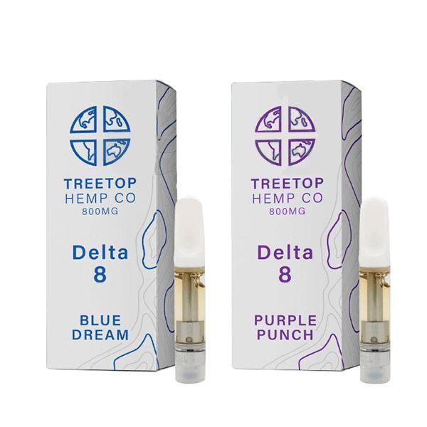 Treetop Hemp Co D8 Cartridge - 800mg thumbnail