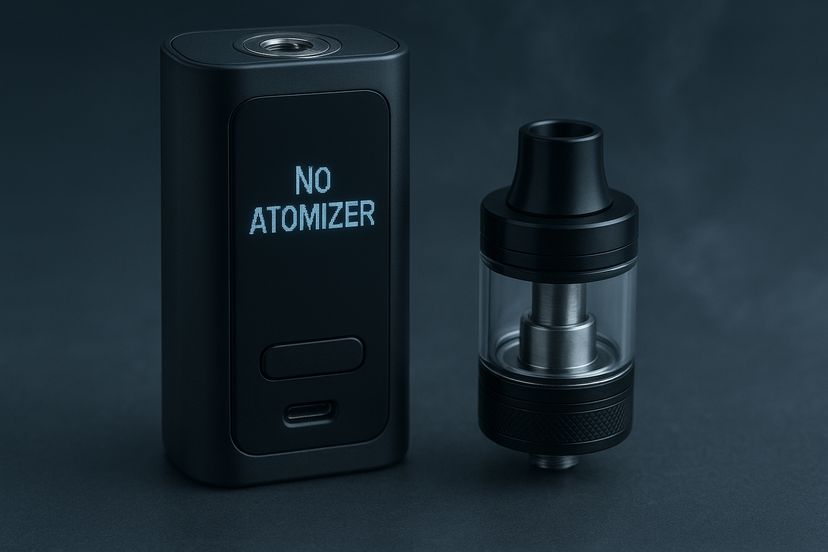Why Does My Vape Say “No Atomizer”? (And How to Fix It)
